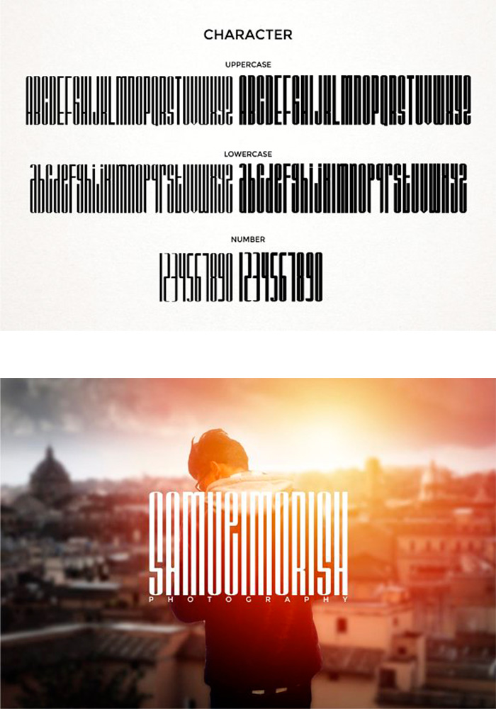 Barstrip Font