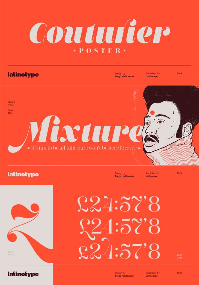 Couturier Poster Font
