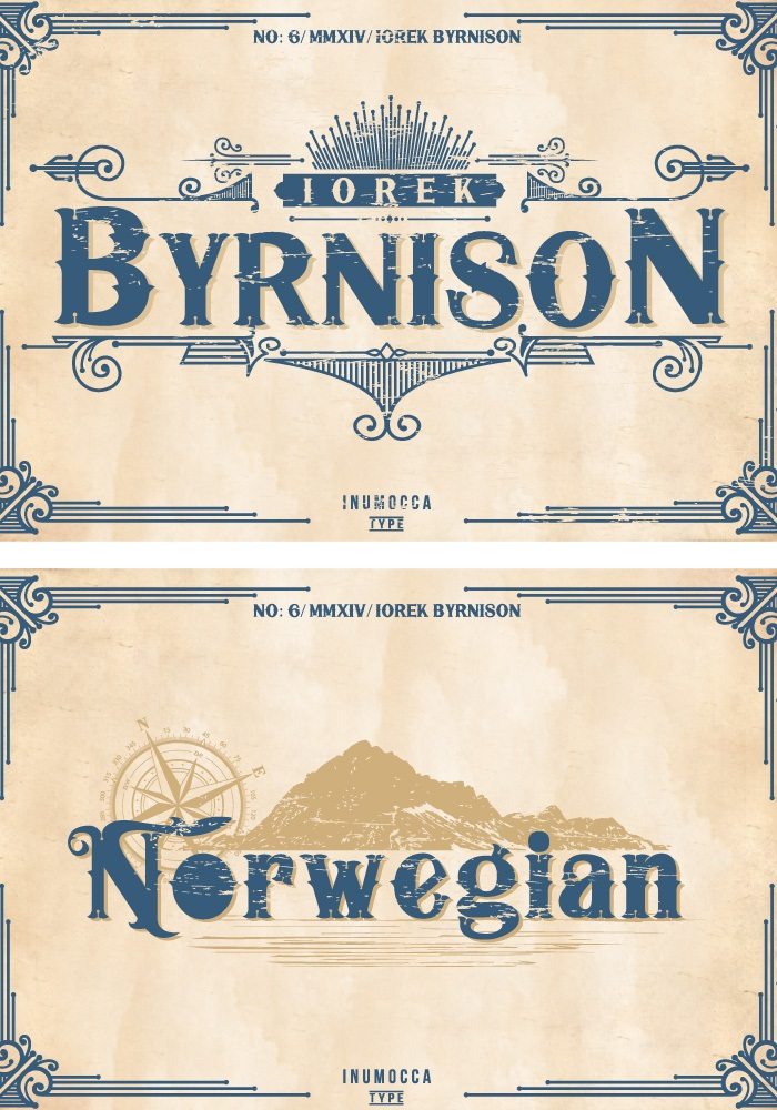 Lorek Byrnison Font