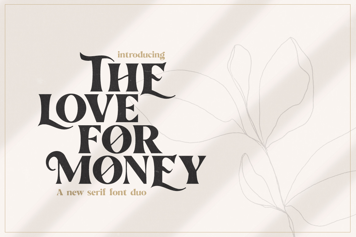 The Love For Money Alt Font