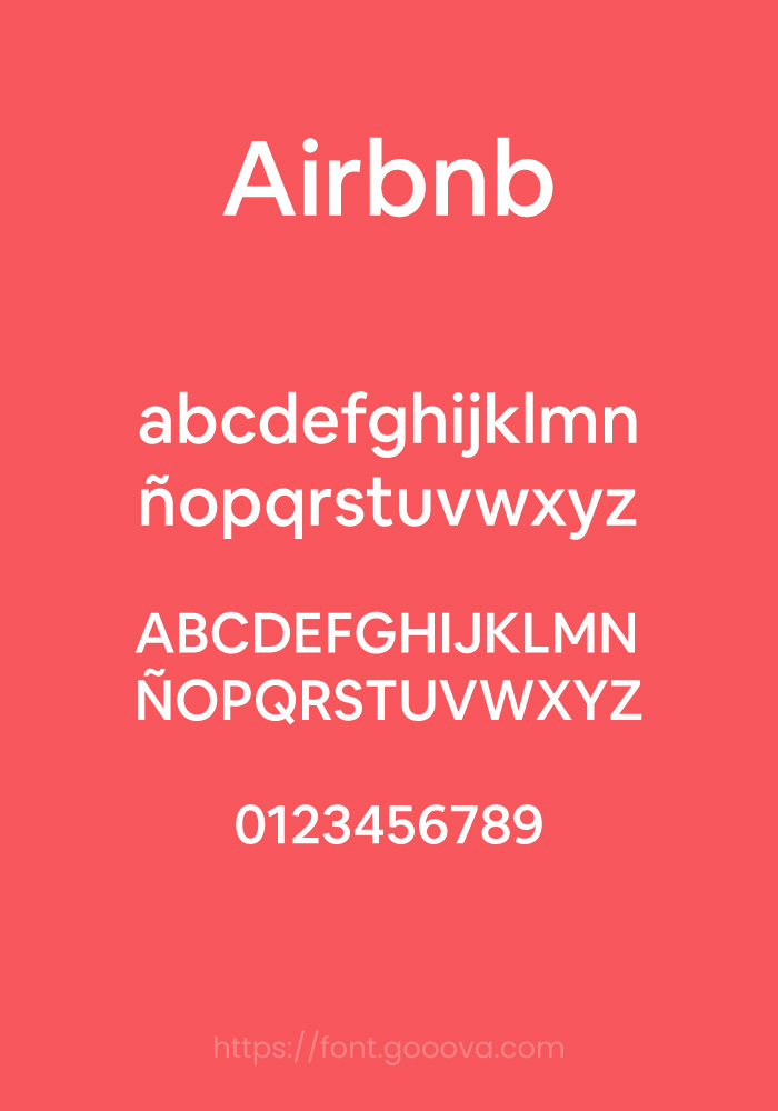 Airbnb Cereal Font