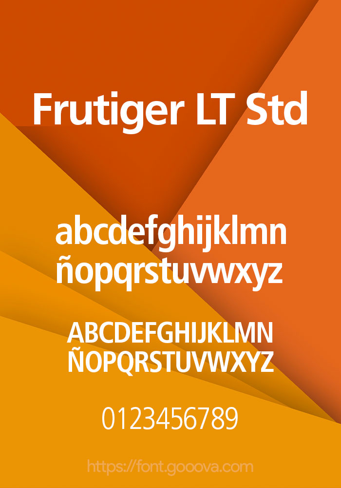 Frutiger Light Cn Font Download GWFN