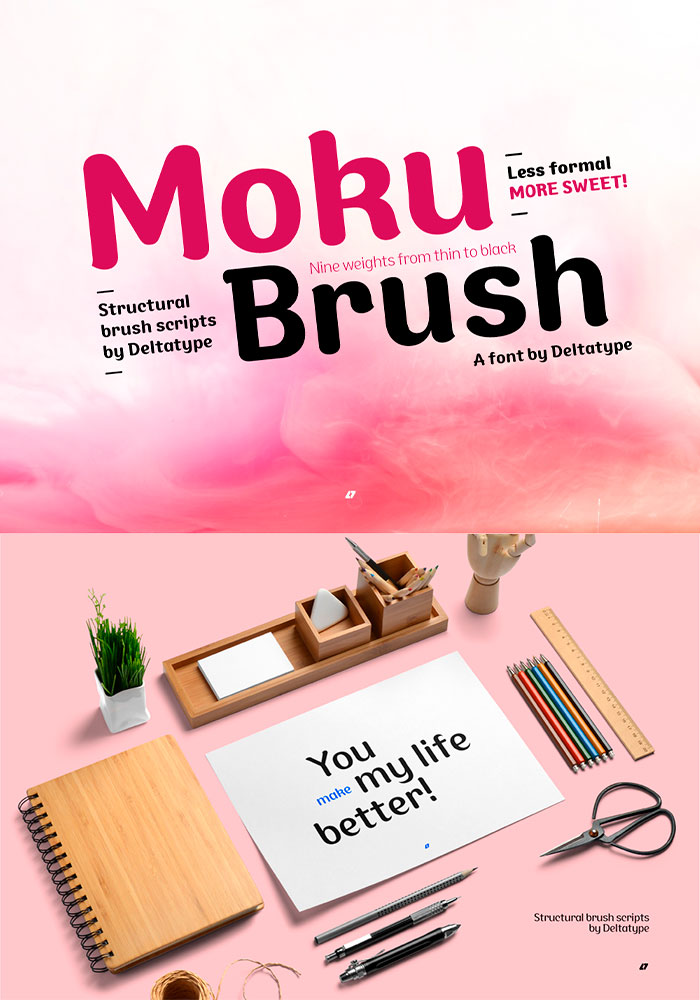 MokuBrush Regular Font