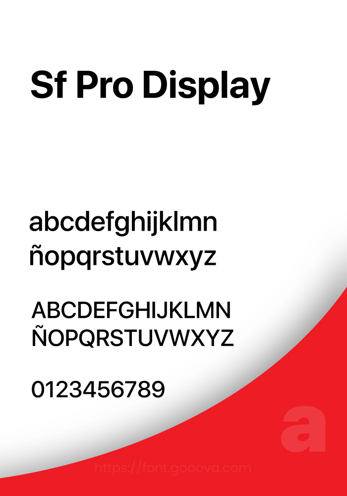 SF Pro Display Font