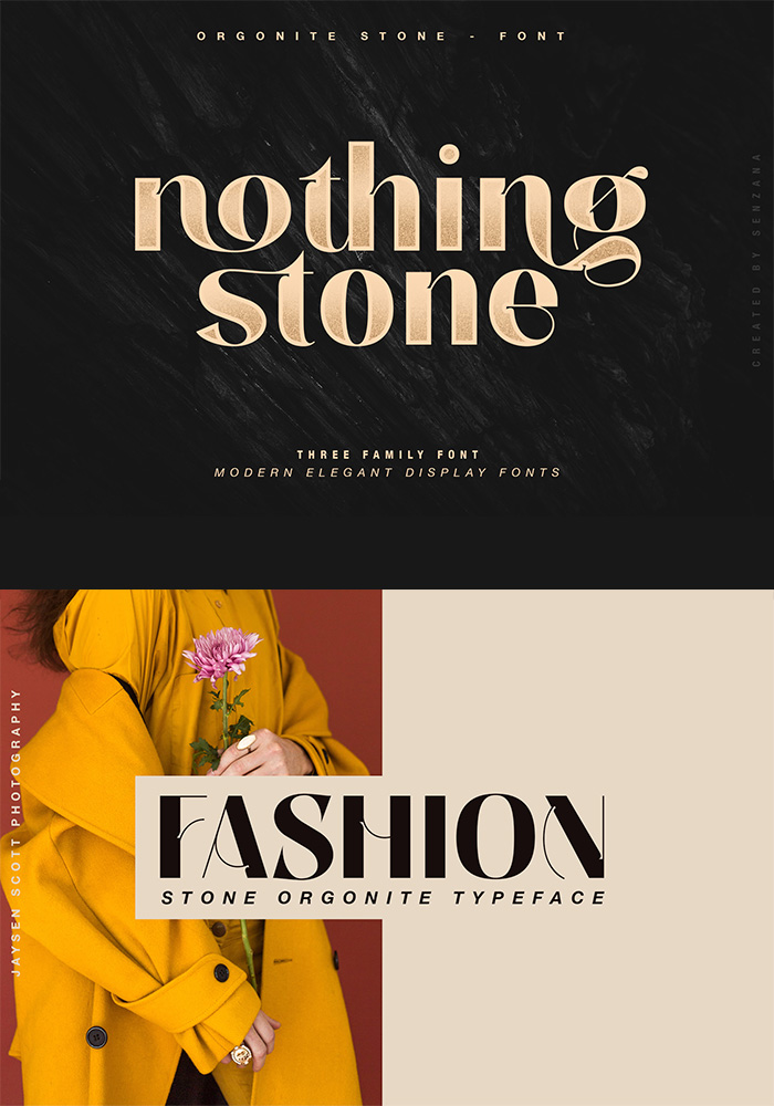 Stone Orgonite Font